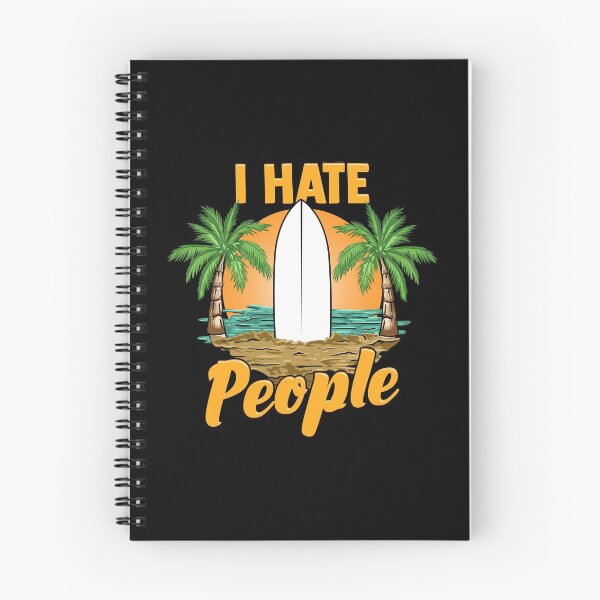Item preview, Funny I Hate People Relaxing Beach Vacation Pun designed and sold by perfectpresents.