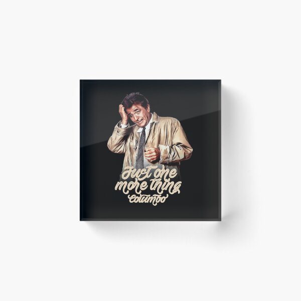 Columbo - Peter Falk Acrylic Block