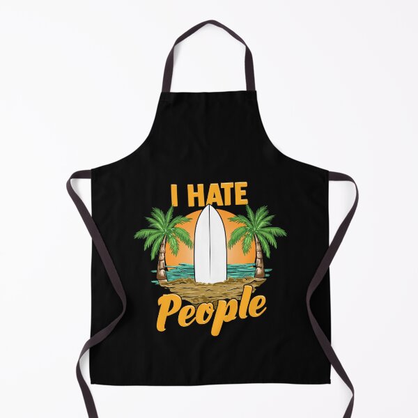 Item preview, Funny I Hate People Relaxing Beach Vacation Pun designed and sold by perfectpresents.