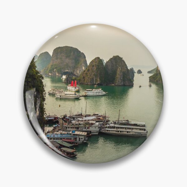 Item preview, A beautiful view of Ha Long Bay in afternoon designed and sold by SnapTPhotograph.