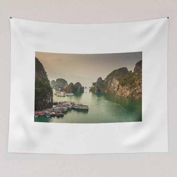 Item preview, A beautiful view of Ha Long Bay in afternoon designed and sold by SnapTPhotograph.