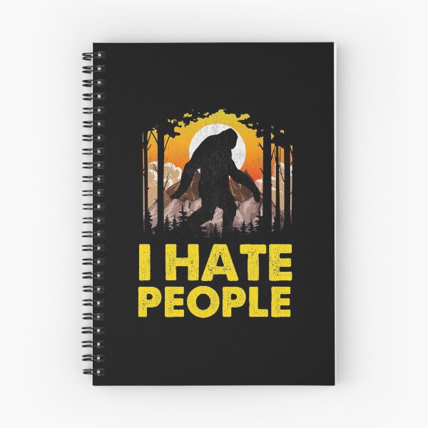 Item preview, Cute & Funny I Hate People Bigfoot Pun Nature designed and sold by perfectpresents.