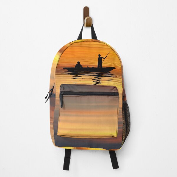 Item preview, Golden hour beach fisherman sunset sea designed and sold by alifzahari.
