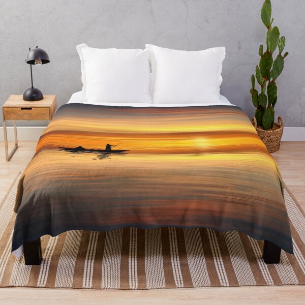Item preview, Golden hour beach fisherman sunset sea designed and sold by alifzahari.