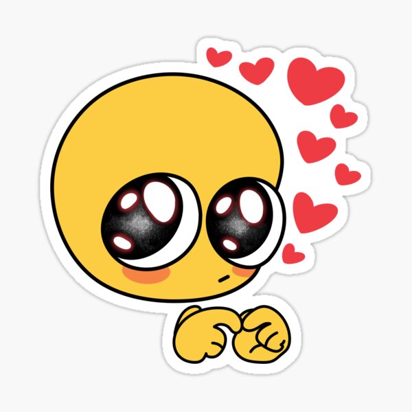 Shy Emoji Stickers | Redbubble