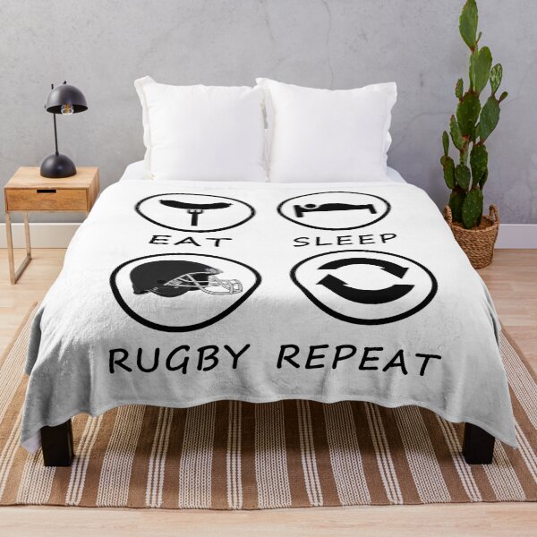 Item preview, Eat Sleep Rugby Repeat designed and sold by teledesign.
