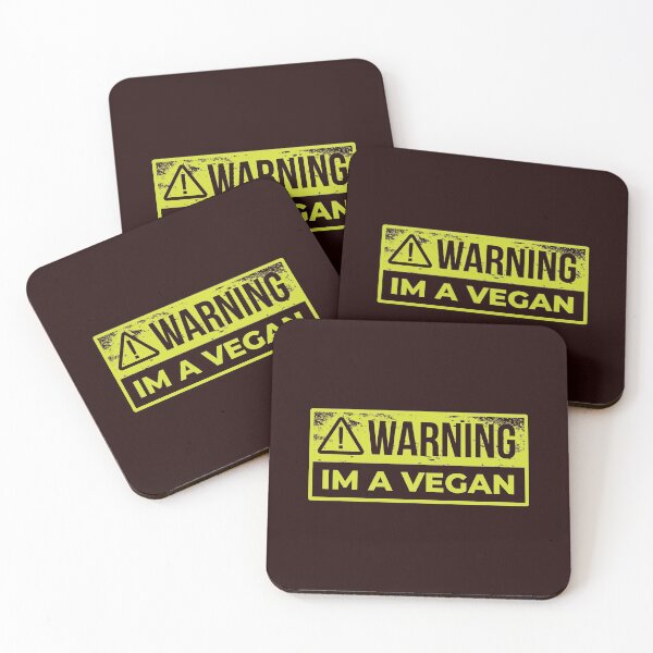 Item preview, WARNING I M VEGAN designed and sold by Delicious Design ⭐⭐⭐⭐⭐.