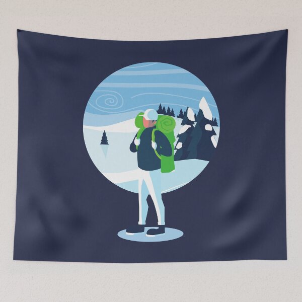 Item preview, Snow Mountain Hiking designed and sold by NikStore.
