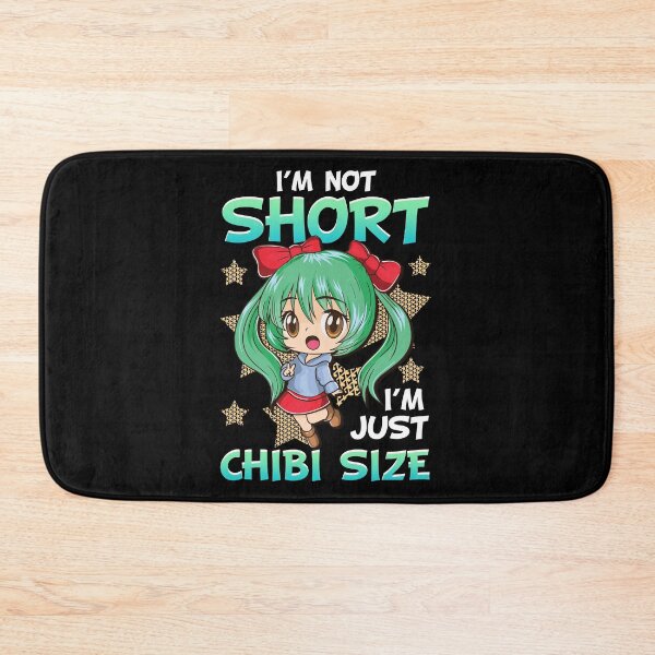 Item preview, Cute I'm Not Short I'm Just Chibi Size Anime Girl designed and sold by perfectpresents.