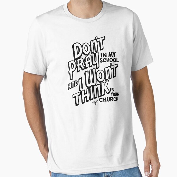 Item preview, "Praying vs. Thinking" by Tai's Tees  designed and sold by Taiz Teez.