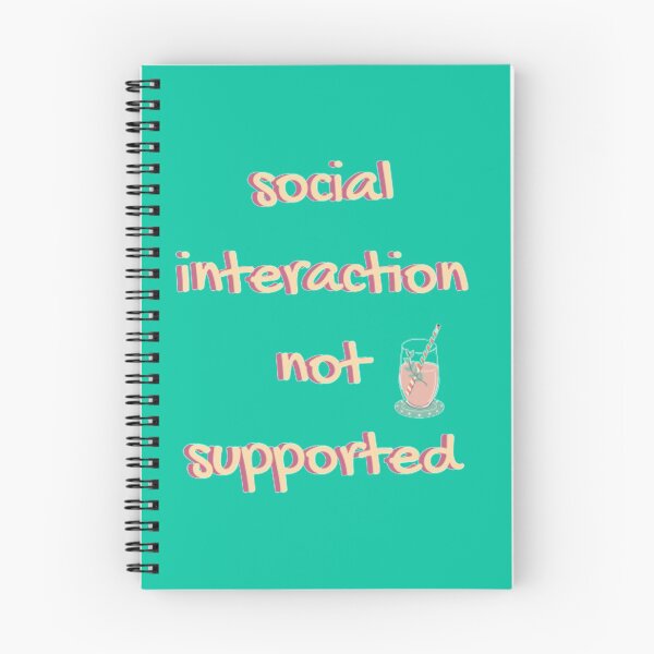 Item preview, Social Interaction Not Supported designed and sold by LaylaCreator.