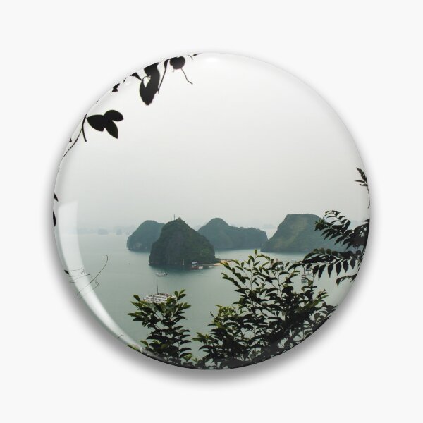 Item preview, Silhouette of vegetation, with a view of Ha Long Bay. designed and sold by SnapTPhotograph.