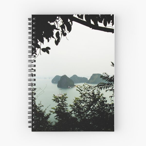 Item preview, Silhouette of vegetation, with a view of Ha Long Bay. designed and sold by SnapTPhotograph.