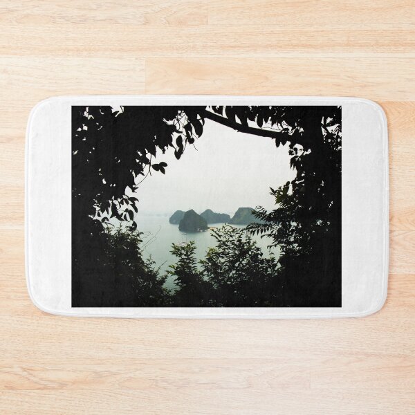 Item preview, Silhouette of vegetation, with a view of Ha Long Bay. designed and sold by SnapTPhotograph.