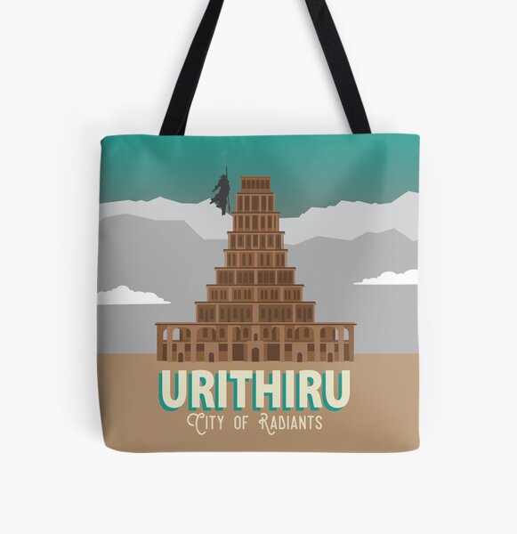 Póster de viaje Urithiru Bolsa estampada de tela