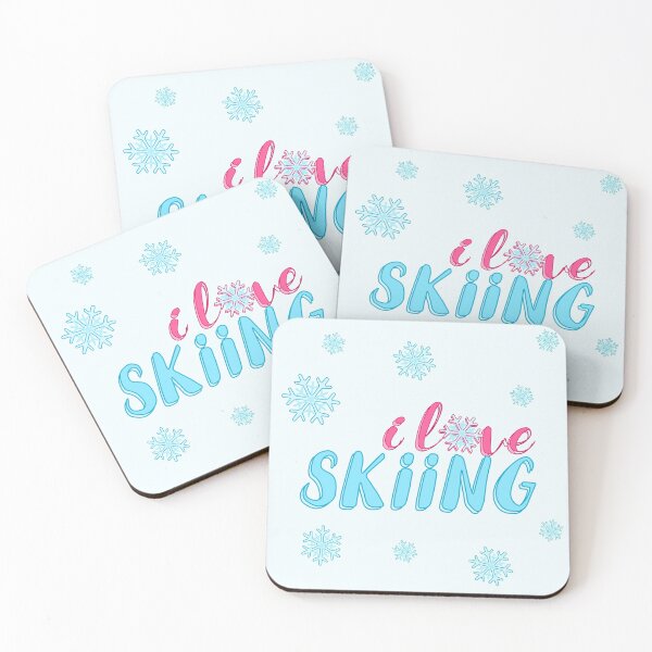 Item preview, I love skiing designed and sold by DeliriousSteve.