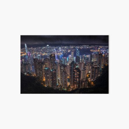 The Peak, Hong Kong Art Board Print