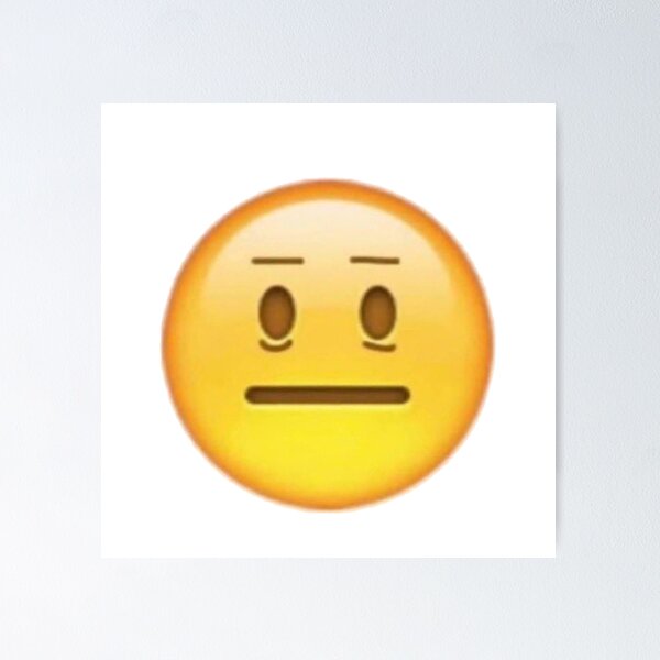 Sheesh Emoji Poster – Realistic Emojis