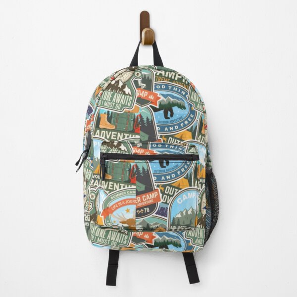 Item preview, camping sticker designed and sold by amy greaves.