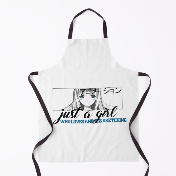 Item preview, Just a Girl Who Loves Anime and Sketching designed and sold by Letters-Art.