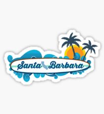 Santa Barbara - California. Sticker