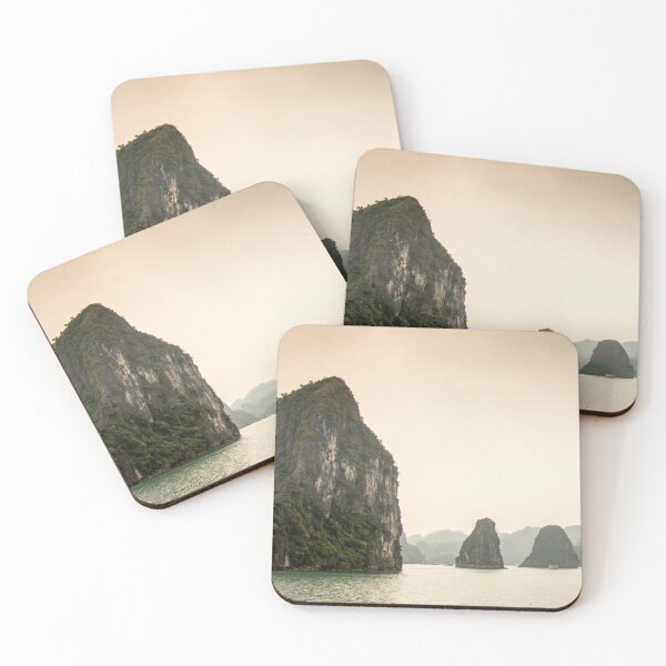 Item preview, Limestone karst islands in Ha long Bay, Vietnam designed and sold by SnapTPhotograph.