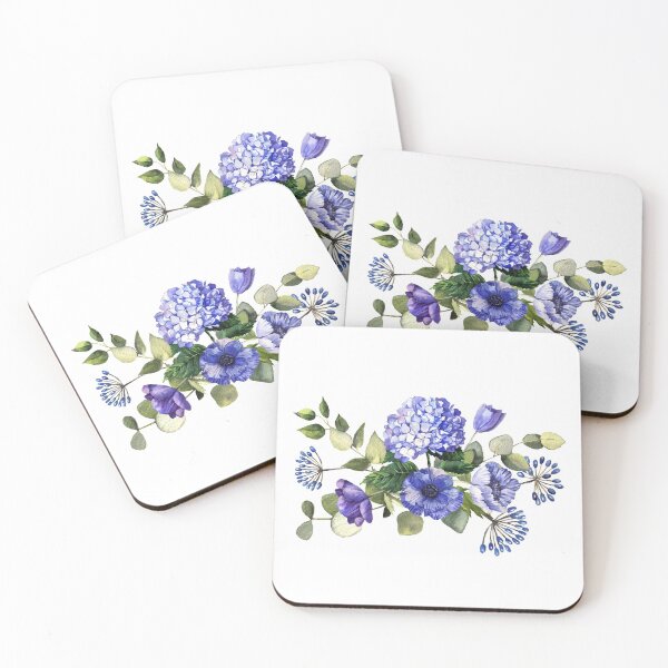 Item preview, Blue flowers designed and sold by Anna  Yudina.