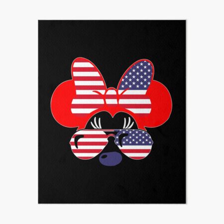 American Mouse Design cute passionate Art Board Print