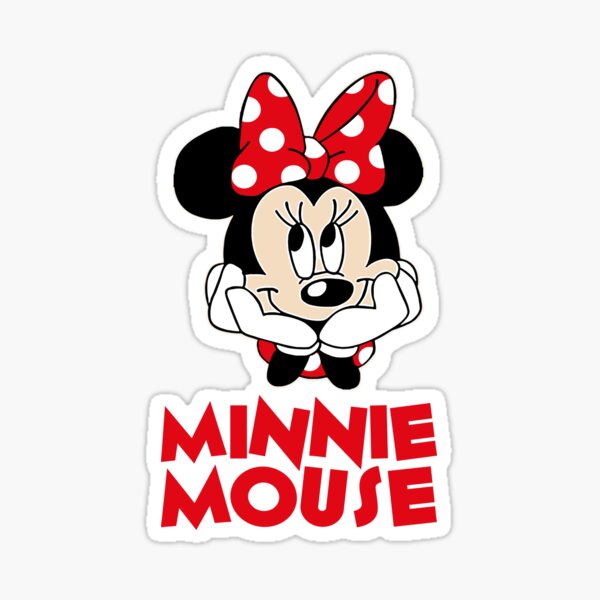 Minie Mouse Design beautiful passionate Sticker