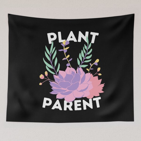 Item preview, Cute PLANT PARENT Design in Pastel with Succulents designed and sold by a-little-ink.