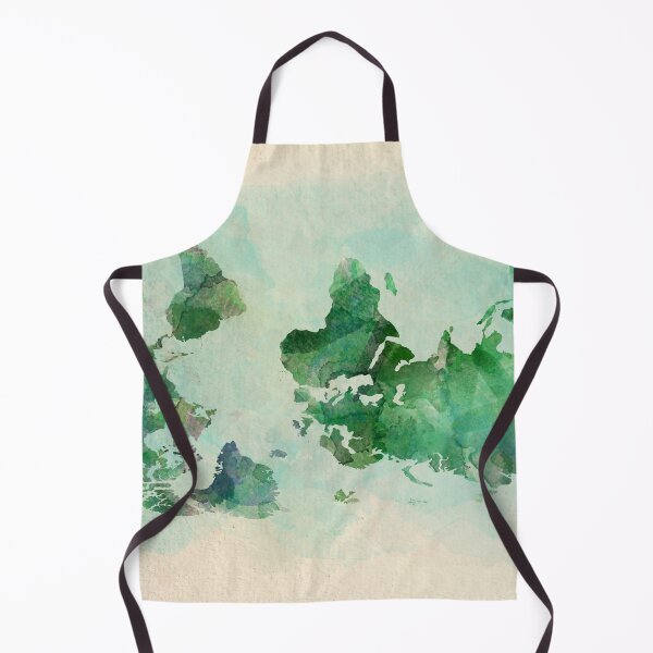 Item preview, Watercolour upside down map designed and sold by Arinom.