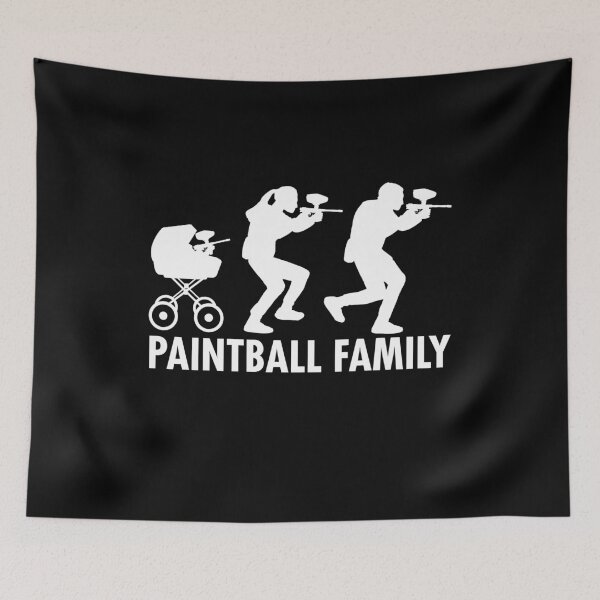Item preview, Paintball Family Game Graphic Tee designed and sold by Manisma Road.