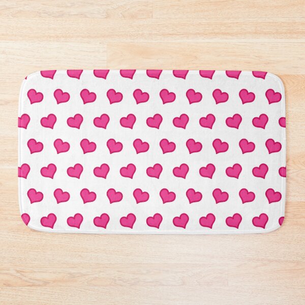 Item preview, cute hearts pattern, pastel hearts pattern, hearts pattern, bright colored hearts pattern, fuchsia hearts pattern designed and sold by angelescar.
