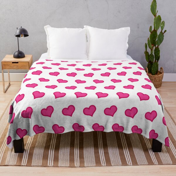 Item preview, cute hearts pattern, pastel hearts pattern, hearts pattern, bright colored hearts pattern, fuchsia hearts pattern designed and sold by angelescar.