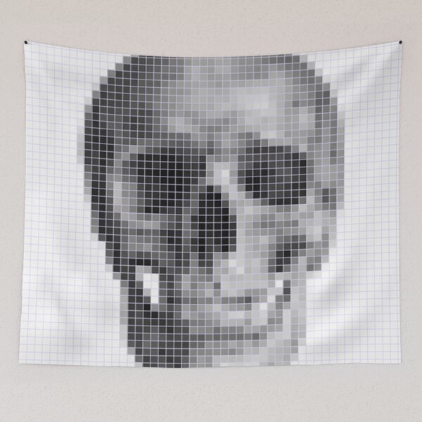 Item preview, SKULL PIXEL ART designed and sold by carlarmes.