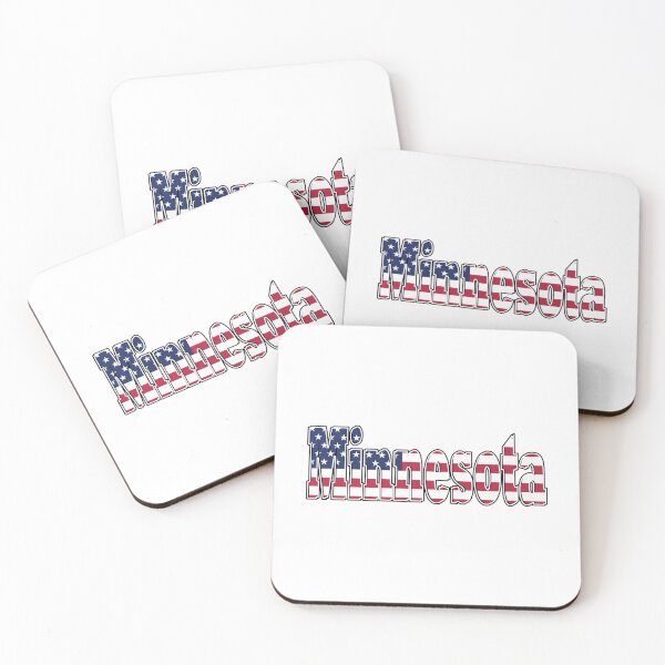 Item preview, Minnesota State Design With Stars and Striped Background designed and sold by Stuart Jones.