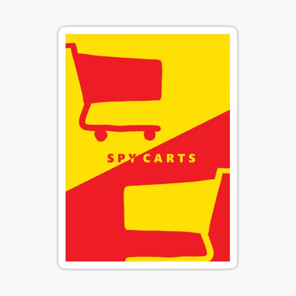 Americus Video #8: Spy Carts Cover (Version 1) Sticker