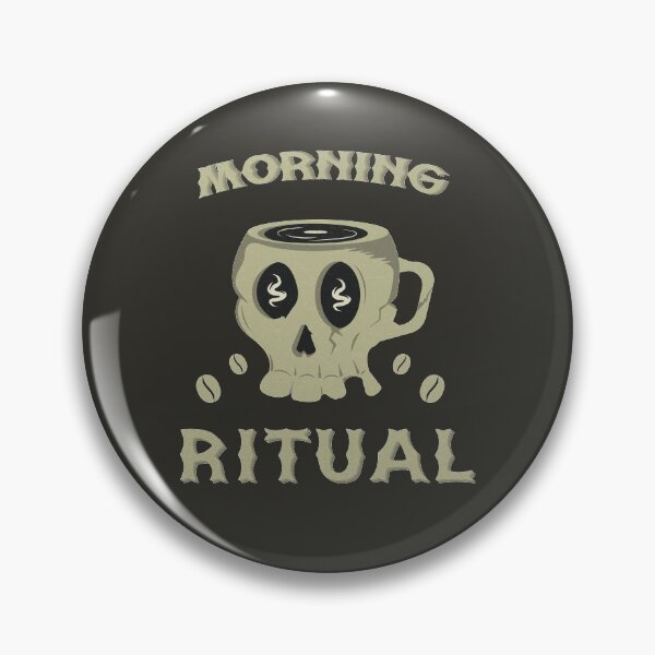 Item preview, Cool Skull Mug Morning Ritual Vintage Style designed and sold by Marzuqi Che Rose.