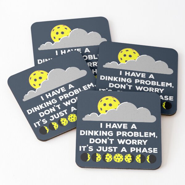 Item preview, Dinking Problem Phases Of The Moon Pickleball designed and sold by d247.