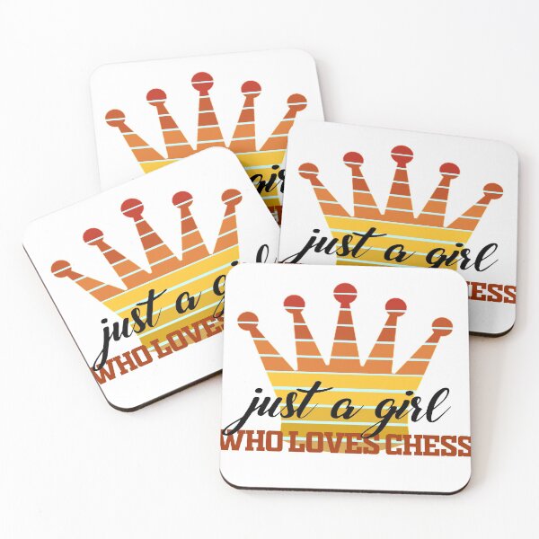 Item preview, Just A Girl Who Loves Chess designed and sold by Letters-Art.