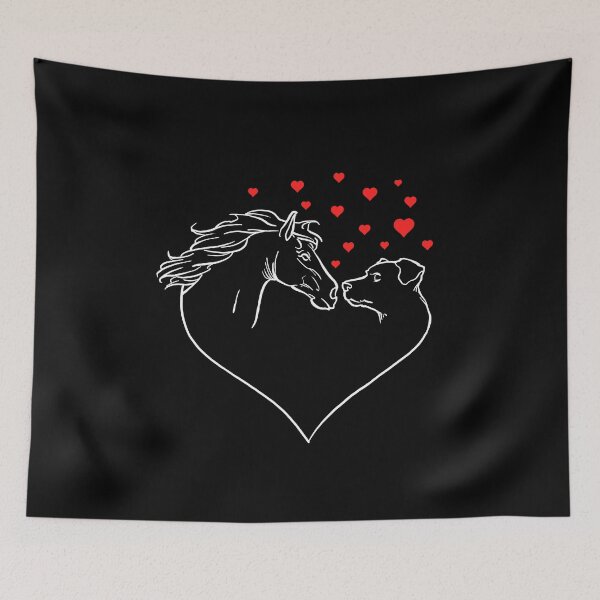 Item preview, Horse Dog Art Horse Ridding Jersey designed and sold by Manisma Road.