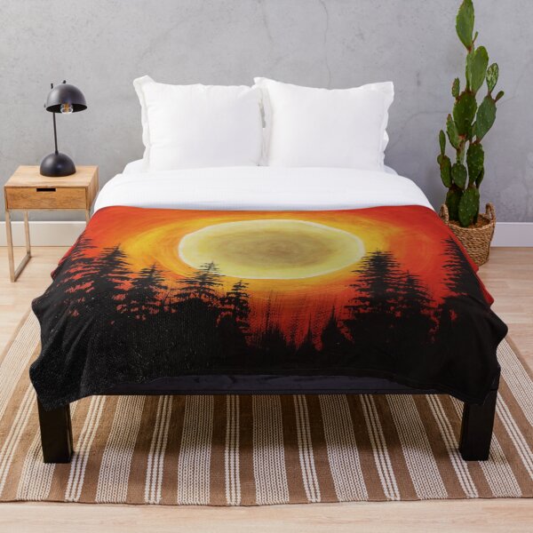 Item preview, Full moon painting designed and sold by SoniasCreations.