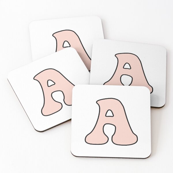 Item preview, Letter A - Pastel pink designed and sold by Megan Boland.