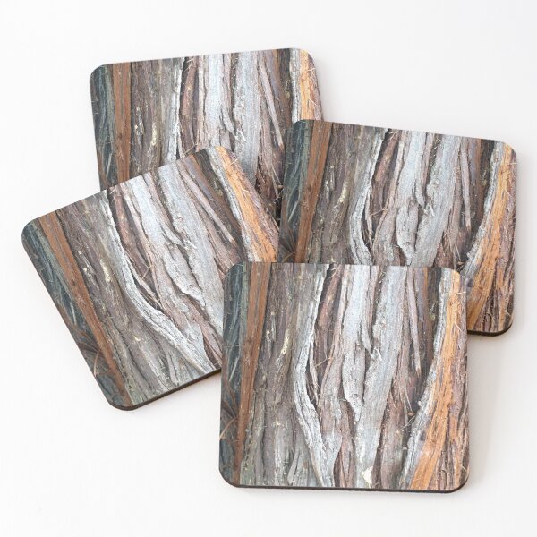 Item preview, Gingko tree bark close up of variations designed and sold by TheMurphyGirl.