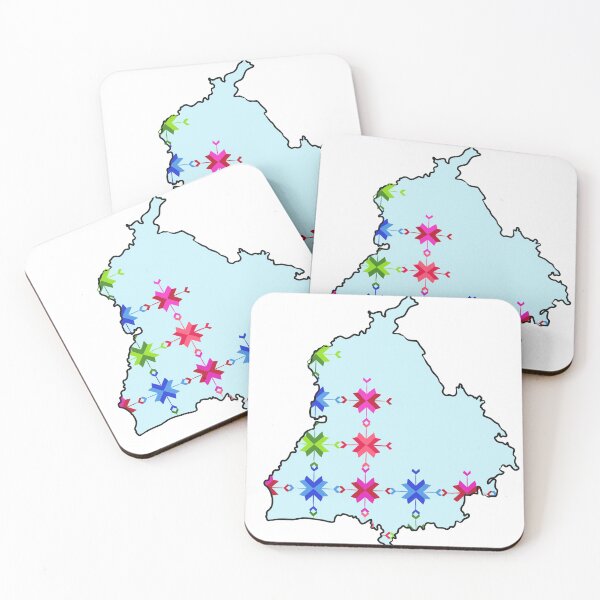 Item preview, phulkari map designed and sold by jasleenM.