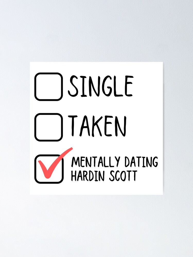 Mentally Dating Hardin Scott T-Shirt Gift