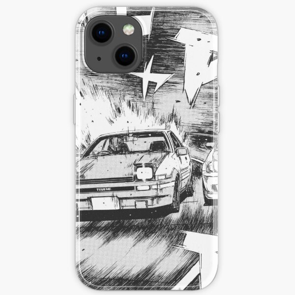 INITIAL D Takumi gegen Tomo Manga iPhone Flexible Hülle
