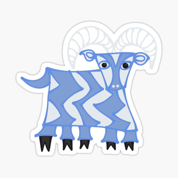 Five-legged. Sticker