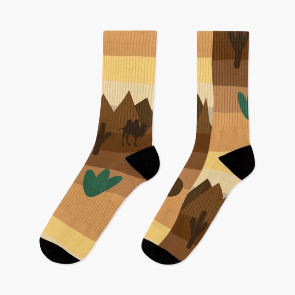 Item preview, African Desert Mountains Geometric Scene designed and sold by blackartmatters.