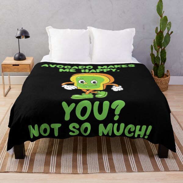 Item preview, Avocado Makes Me Happy. You? Not So Much! designed and sold by TeePartyHost.